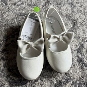 Carter's Cream Dress Shoes with Bow